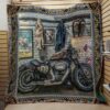 Classical Motorcylces Quilt Blanket  Quilt